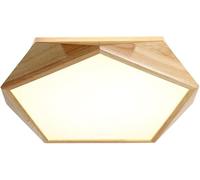 Plafoniera per corridoio in legno nordico della metà del secolo Lampada da soffitto per soggiorno creativo Facile da installare Lampadario moderno per ingresso piatto in stile giapponese per scale da