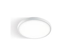Plafoniera Per Esterni Interni Alluminio Bianco Led 28 W 2700 Lm 3000K Electra