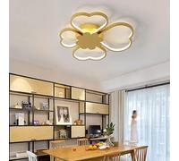 Plafoniera, Plafoniera a Led da Incasso,Da da Soffitto, Luce Calda 3000K, Illuminazida Soffitto per Interni, 3,1 Pollici, Facile da Installare, Arredamento Moderno, Marrone-Piccolo/Oro/Large