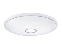 Plafoniera Plafoniera lampada da camera, telecomando, decoro Sparkle, luce notturna, dimmerabile, CCT, LED 30W 2600lm warm white-cool white, DxH 68x10 cm
