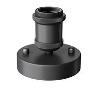 Plafoniera/portalampada RETRA nero opaco 1x E27 max. 60W