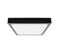 PLAFONIERA QUADRATA 18W BIANCO FREDDO FINITURA NERA IP44 VT-8618B-SQ-LED7644 V-TAC