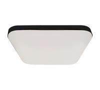 Plafoniera quadrata 33 cm LED 16W nero/bianco Nemo Milagro