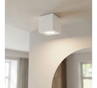 Plafoniera Quadrata 70x70mm h70mm GU10 in Gesso Pitturabile