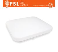 PLAFONIERA QUADRATA LED DA SOFFITTO O PARETE IP20 25W 4000K 33x6,8cm FSL LUCE NA