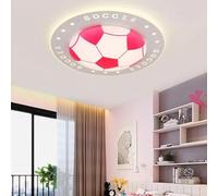Plafoniera Regolabile a LED, Design Di Calcio, Telecomando 3000k-6000k Lampada a Sospensione, Adatto per Camere Da Letto Dei Bambini Nelle Stanze Dell'asilo
