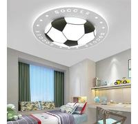 Plafoniera Regolabile a LED, Design Di Calcio, Telecomando 3000k-6000k Lampada a Sospensione, Adatto per Camere Da Letto Dei Bambini Nelle Stanze Dell'asilo
