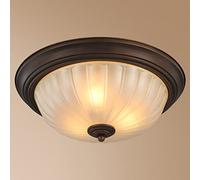Plafoniera Retro plafoniera da Incasso plafoniera Vintage Vetro E27 Luce, Luce Industriale Stile Country Country per Cucina, Camera da Letto, Illuminazione corridoio