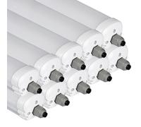 Plafoniera Riflettore Forma Lunga Lampada Officina Umidità LED Bianco Freddo L