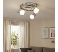 Plafoniera Rondella Lampada da Soggiorno Cristalli Mobile LED [EEK: Inaditato]