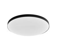 Plafoniera rotonda 30 cm LED 18W bianca/nera Slimi Eko-Light