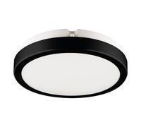 Plafoniera rotonda a LED da 18 cm, 12W, nera/bianca, Vera Eko-Light