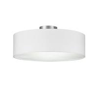 meineWunschleuchte Plafoniera rotonda con paralume in tessuto, diametro 40 cm, con attacco E14, elegante e intramontabile