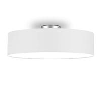 meineWunschleuchte Plafoniera rotonda con paralume in tessuto, diametro 50 cm, con attacco E14, elegante e intramontabile