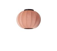 Plafoniera Rotonda Made By Hand in Maglia Ø45 Corallo