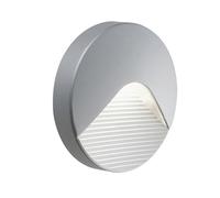 PLAFONIERA SEGNA PASSO TONDA 'CLUB' SOVIL 12,8x2,8 colore alluminio - 2,2 watt