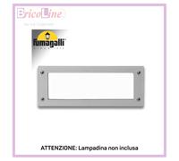 Segnapasso a Incasso Parete Grigio (Leti 300) Attacco E27 IP66 - Fumagalli