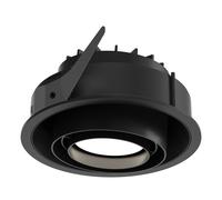 Plafoniera Semi-incasso LP70 Ø10,5 3000K e Dali Nero