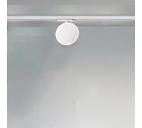 Plafoniera Sfera Per Binario Metallo Bianco Acrilico Led 24W 3000K