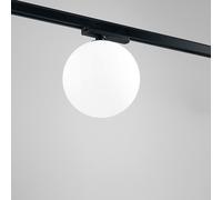 Plafoniera Sfera Per Binario Metallo Nero Acrilico Led 24W 3000K