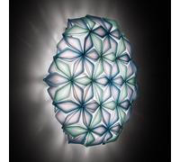 Plafoniera Slamp La Vie L, larghezza 71 cm, blu Slamp