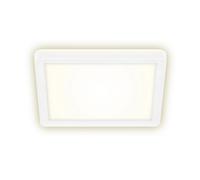 Plafoniera Slim LED 19x19 cm Bianco