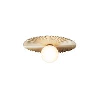 Nuura Lampada da Parete/Plafoniera Liila Muuse Ø 42 cm IP44 Oro/Opale