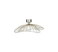 Plafoniera/Spazzolato Ray in Ottone