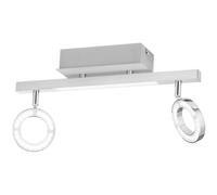 PLAFONIERA SPOT A LED 9,7W MODERNA ALLUMINIO CROMATA GL1425