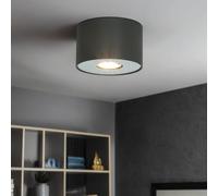 Plafoniera Spot Piccolo Ø 13 CM H: 8,5 CM GU10 Grigio Rotondo Montata