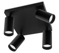 Plafoniera spot tubo riflettore applique alogena 4x GU10 TABULA LUMILED