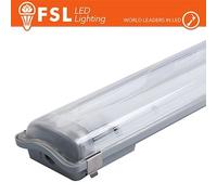 FSL Plafoniera Stagna Portatubo T8 IP65: 2 tubo 120cm