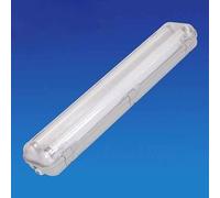 Plafoniera STAGNA 60CM Doppio Neon Completa Di Tubo LED T8 220V