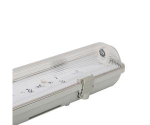 Plafoniera stagna a 1 posto per Tubi Led G13 T8 da 120cm in plastica Aigostar