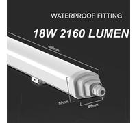 PLAFONIERA STAGNA completa DI LED NO TUBO T8 60-120-150 CM 220V SOFFITTO IP65 [EEK: A+]