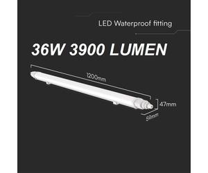 PLAFONIERA STAGNA CON NEON IP65 LED PER ESTERNO 60 120 150 CM NOVITA