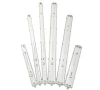 PLAFONIERA STAGNA IP65 2X18W X LED 120 CM. (MARINO CRISTAL cod. 41559)