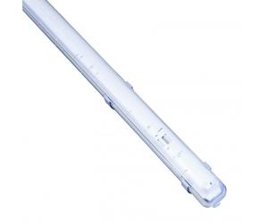 PLAFONIERA STAGNA IP65 LAMPADA TUBI LUCE LED SENZA ALIMENTAZIONE 220V 18/36W