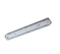 PLAFONIERA STAGNA PER NEON LINEARI T8 IMPERMEABILE IP65, DISPONIAMO DI VARI VATTAGGI (1x18W)