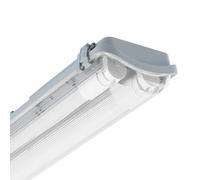 LEDKIA LIGHTING - Plafoniera Stagna Slim 150cm per 2 Tubi LED (NO inclusi) | IP65 | Interno/Esterno | Connessione Unilaterale | PC Durevole, Policarbonato