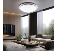 Plafoniera Sterneneffekt Cameretta LED Cct Lampada IP44 Cucine Luce 38 CM
