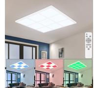 Plafoniera Telecomando Corridoio RGB LED Deckenpanel Dimmerabile L 43 CM