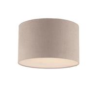 Plafoniera Tessuto Schermo Beige E27 Ø35 CM Camera Deckenleuchte Blendarm