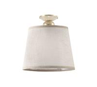 Plafoniera Tessuto Schermo Classico Rotondo Wohnlich Locola Lampada Letto