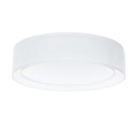 Plafoniera Tessuto Tondo Bianco Camera E27 Ø60 CM Deckenleuchte Soggiorno