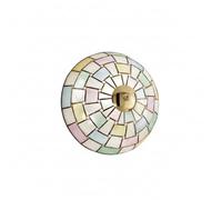 Plafoniera Madreperla Decorato Multicolor D. 30 Cm
