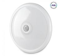 PLAFONIERA TONDA 12W B.NATURALE SAMSUNG BIANCA IP2O SENSORE PIR E CREPUSCOLARE VT-13-LED21808 V-TAC
