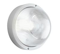 Plafoniera Tonda da Esterno 40W in Resina Sovil Bianca