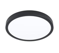 Plafoniera Tonda Esterno Contemporaneo Argolis-Z Alluminio Nero Led