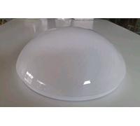 Plafoniera tonda in plastica metallo spirale bianca 2 luci moderna vintage 37 cm